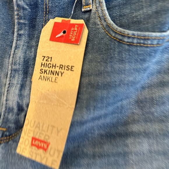 Levi’s 14 high rise skinny ankle jeans NWT women’s - Picture 3 of 11